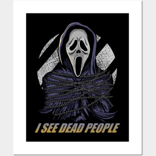 I SEE DEAD PEOPLE (color 2) Posters and Art